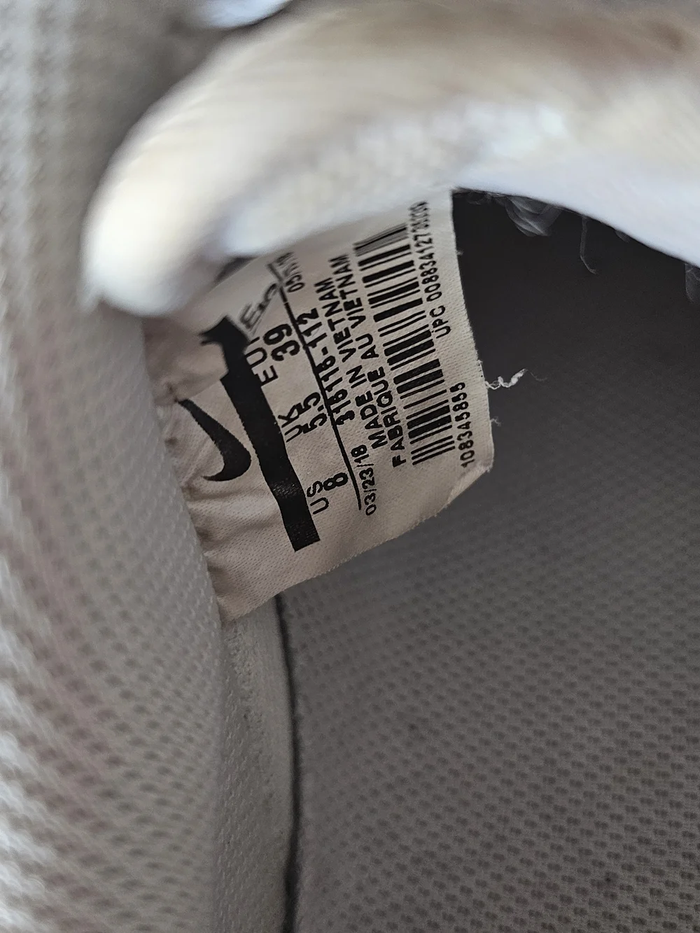 Nike clean white