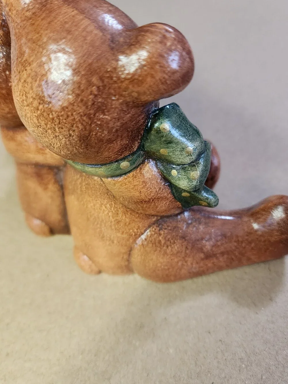 Vintage Ceramic Adorable St.Patrick’s Day Bears Figurine 