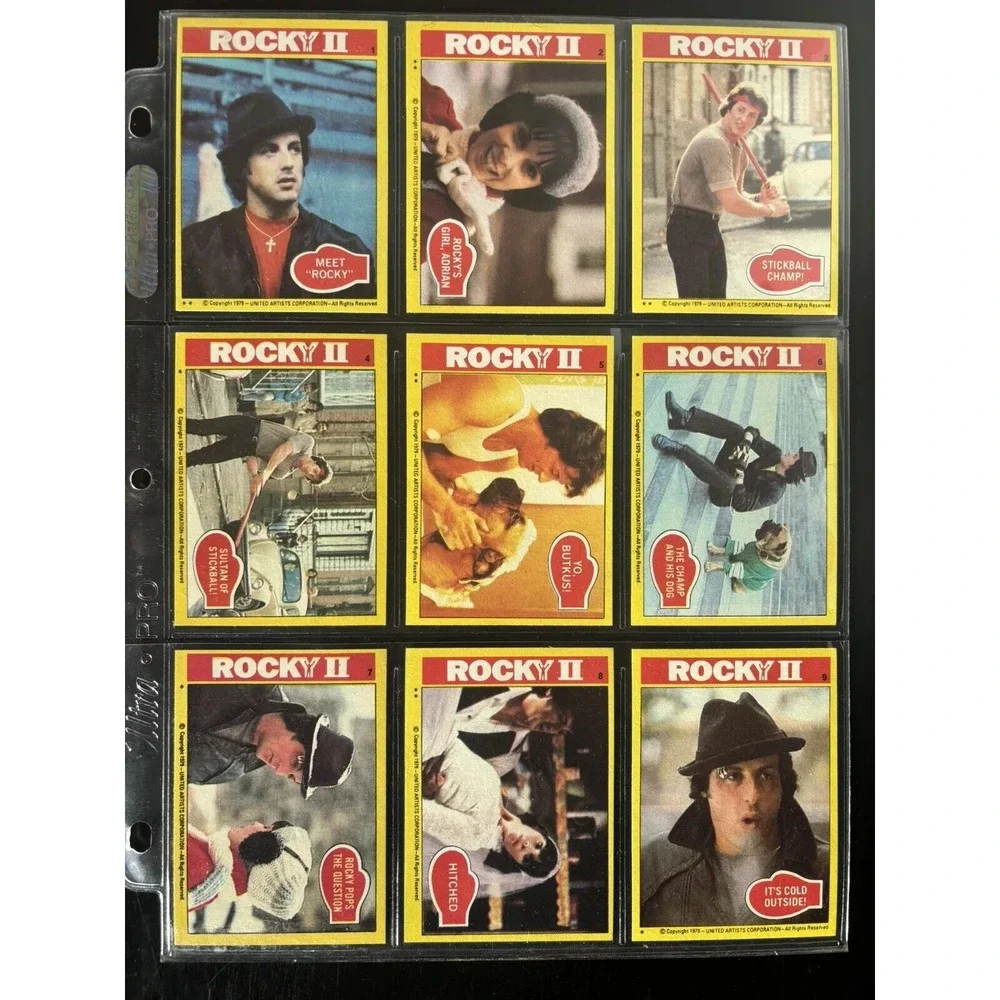 1979 Topps Rocky II 2 Complete 99 Card Trading Card Set NM Vintage Rare Stallone