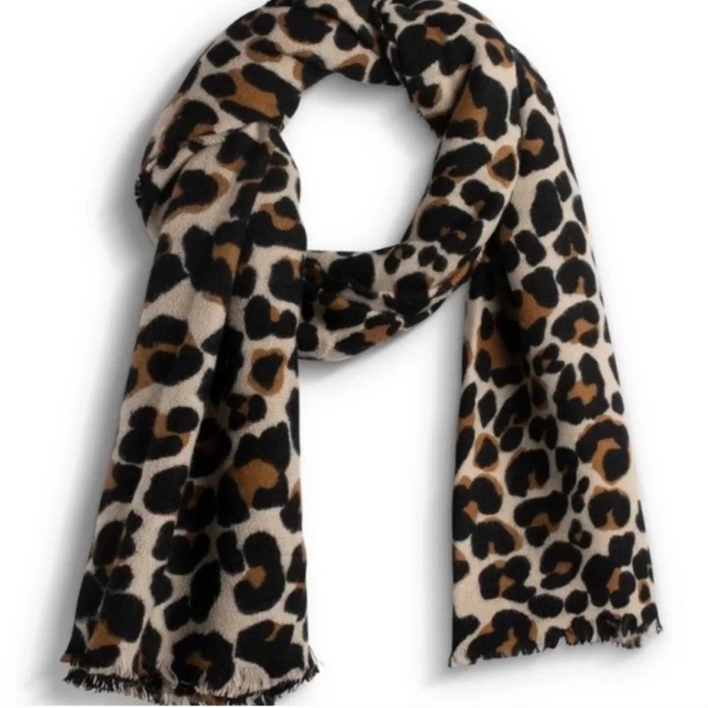 NWT Sole Society Leopard print scarf. Very soft and cozy great gift C