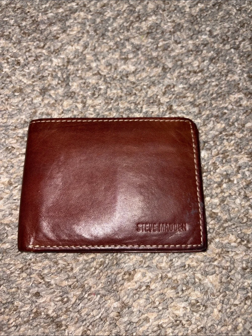 Steve Madden Chestnut Brown Leather Wallet