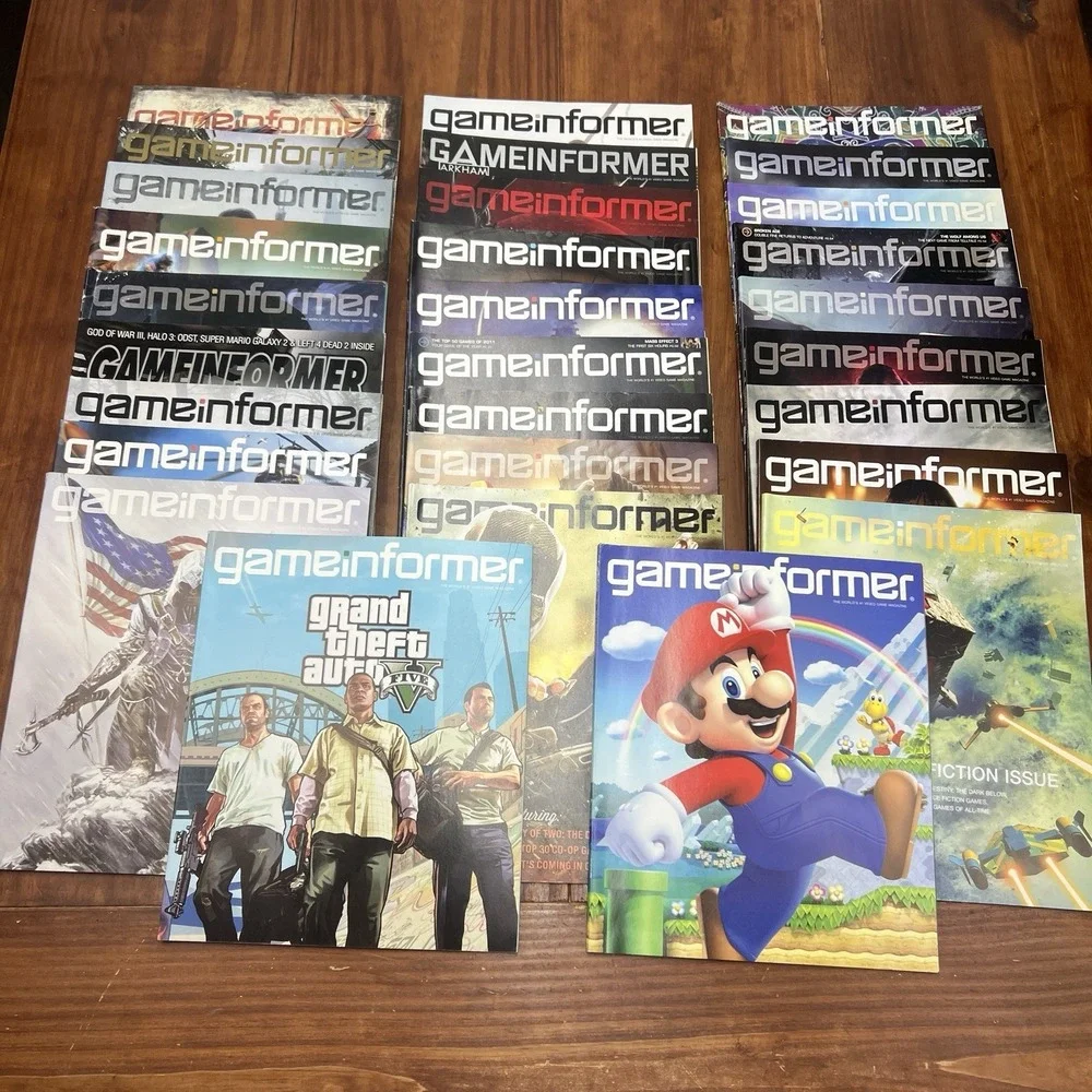 Game Informer Magazine Lot 29 Issues GTA V Mario Halo Batman Last of Us Fortnite