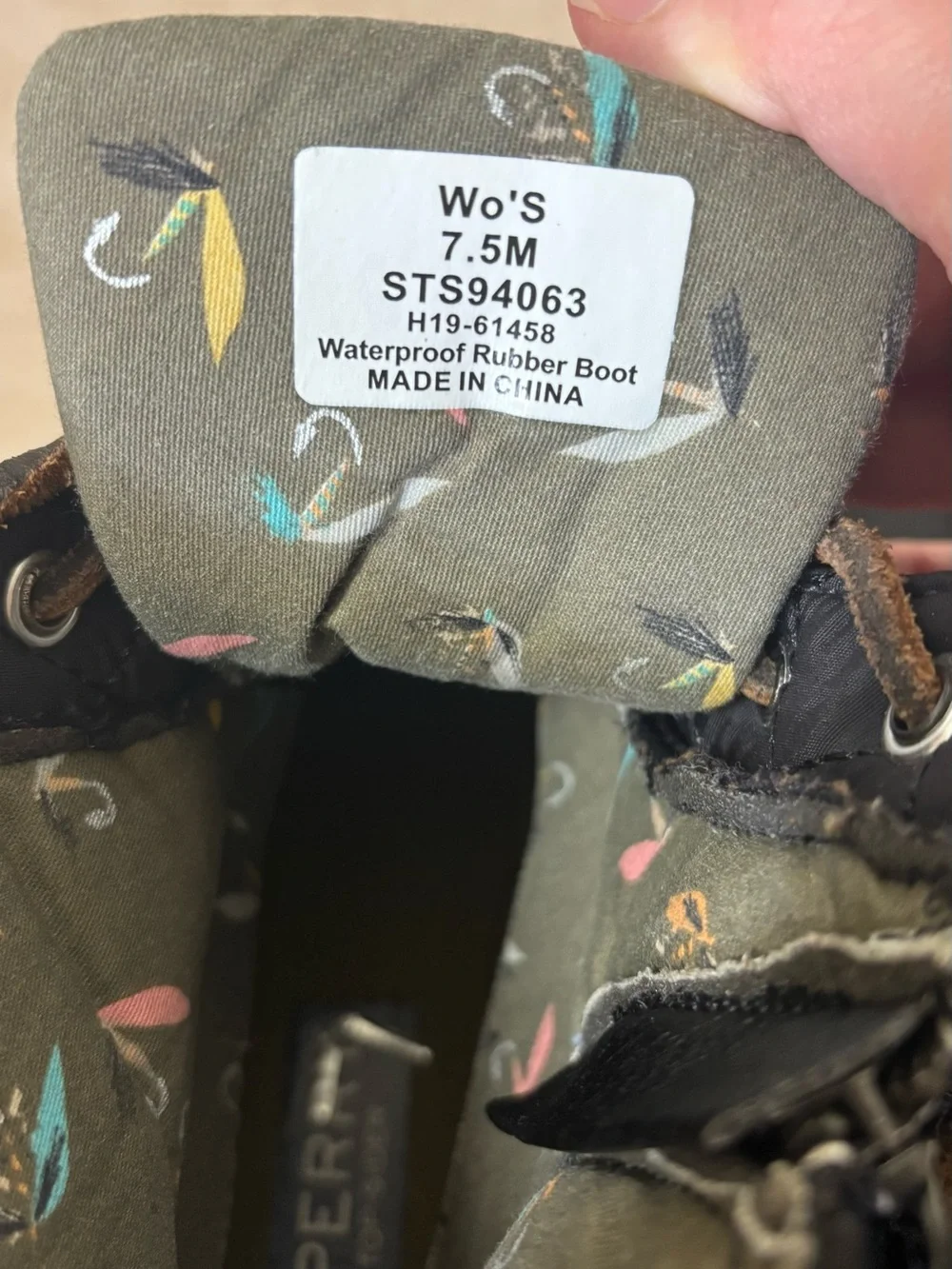 Sperry rugged fabric waterproof