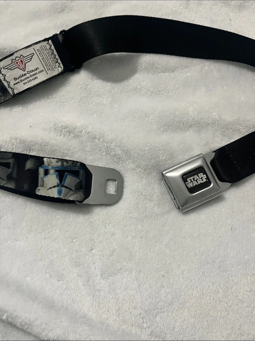 Buckle Down Bot’s Star Wars Storm Trooper Seatbelt style belt