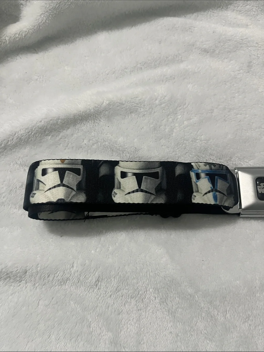 Buckle Down Bot’s Star Wars Storm Trooper Seatbelt style belt