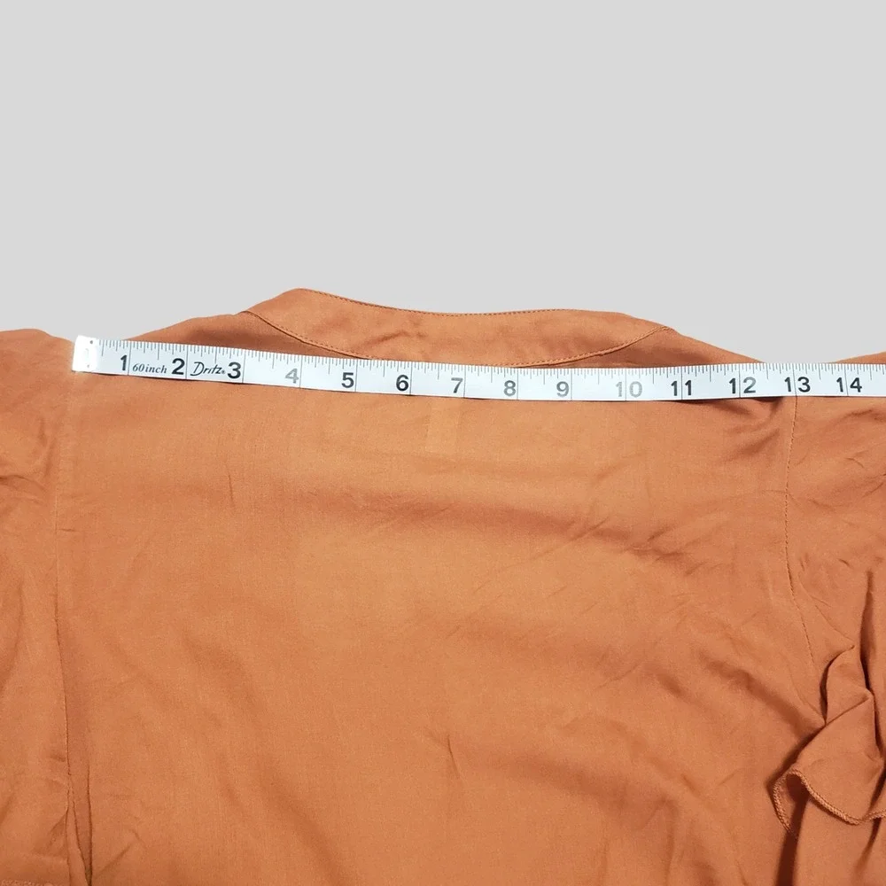 VTG Intimately Free People Call Me Later Bodysuit Orange Mesh Swiss Dot Small