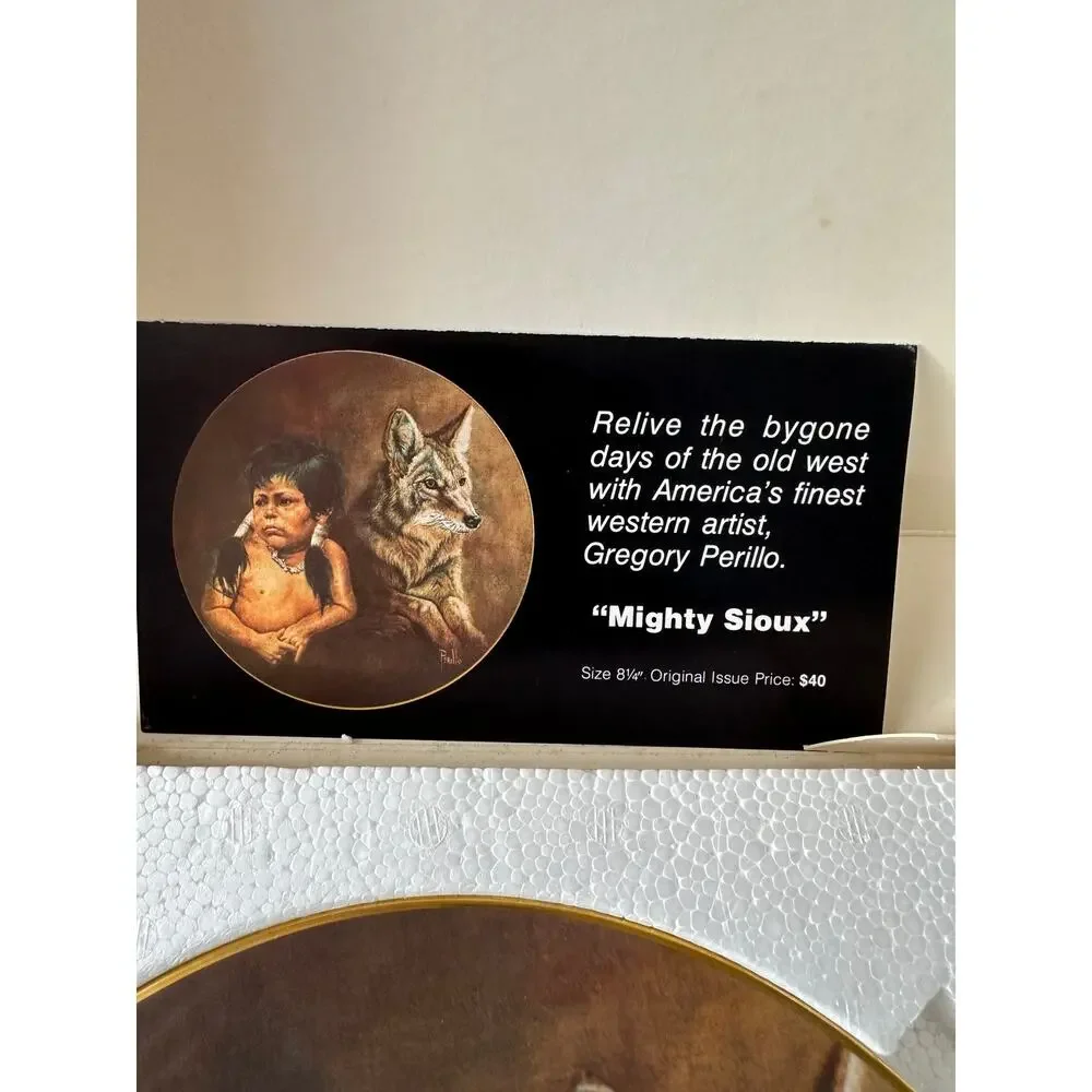 Mighty Sioux Limited Edition Collector Plate