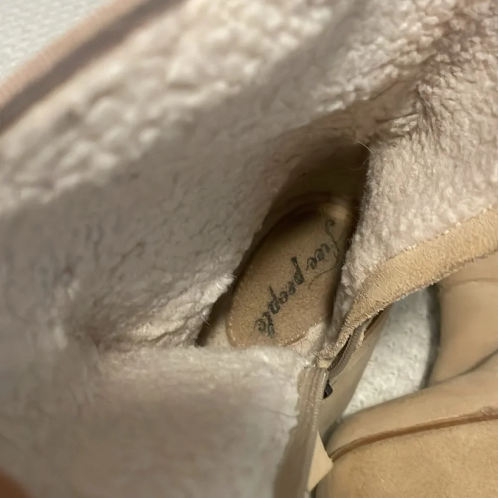 Free People suede heel