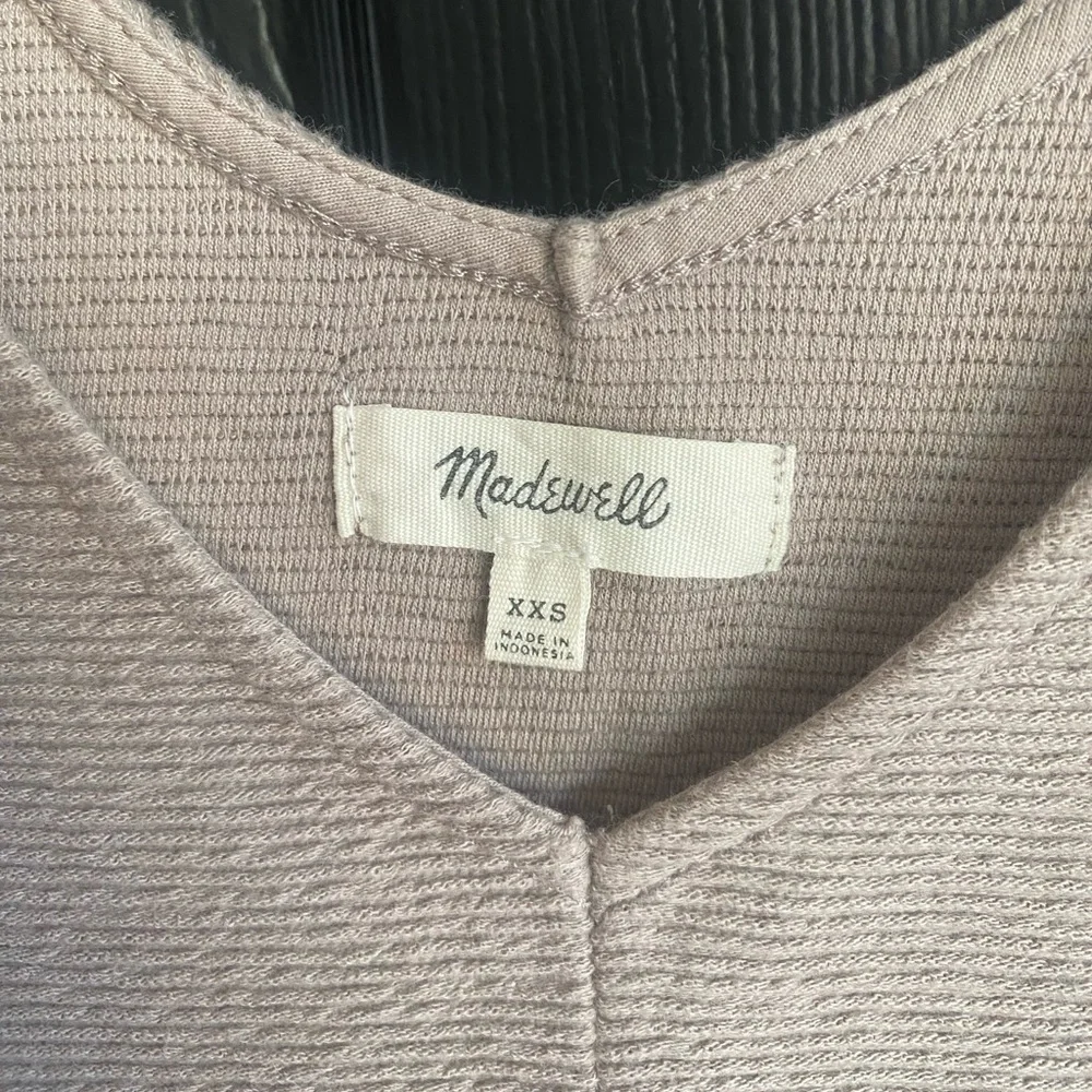 Beige Madewell Tie Front Tank Top-Size XXL