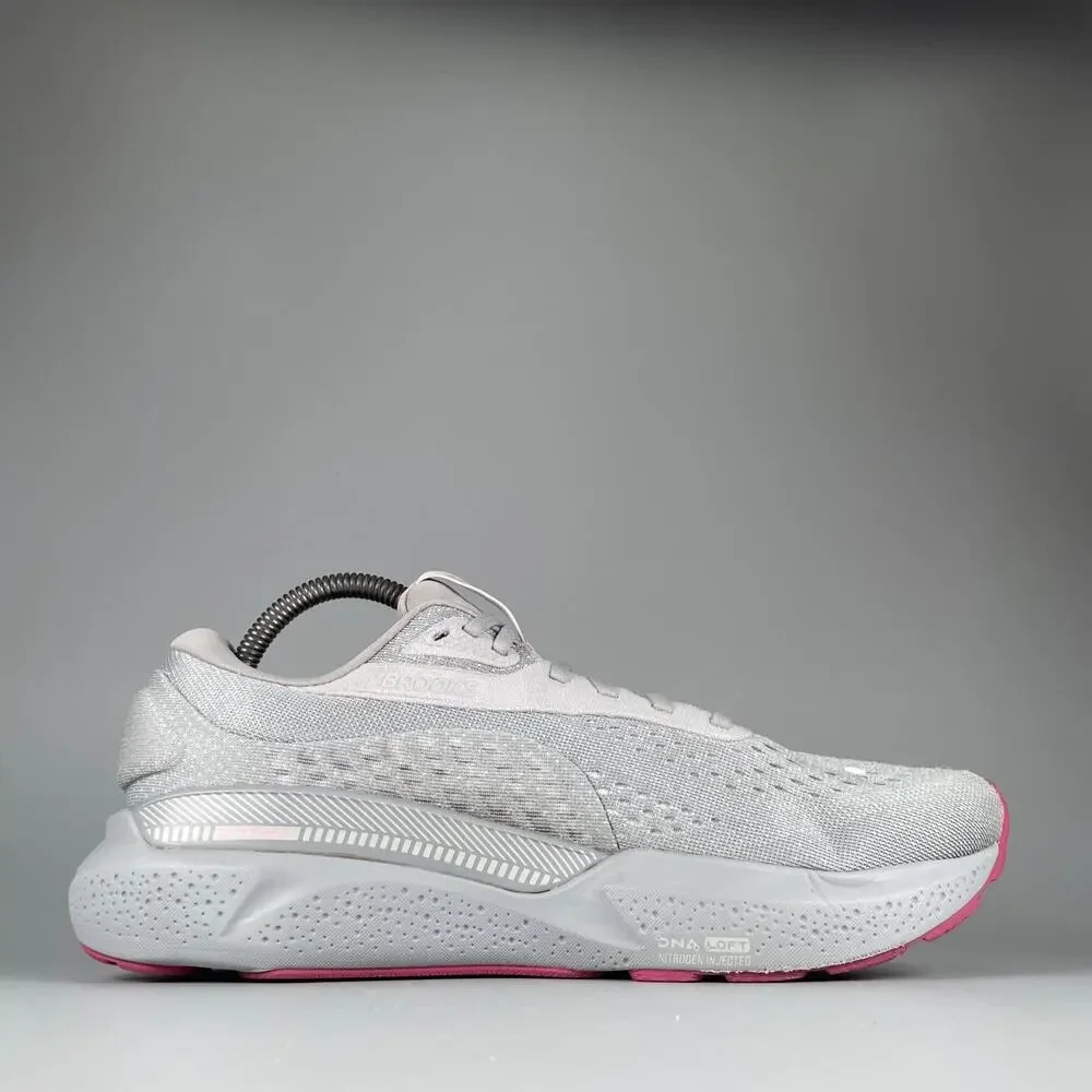 Brooks Adrenaline GTS 24 Women's Size 10 B Grey Pink Running Shoes Sneakers GUC