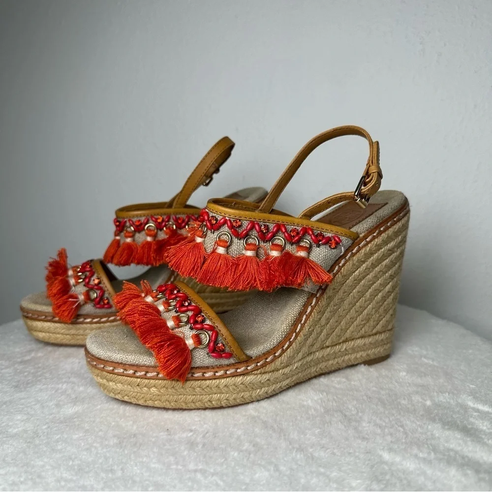 Tory Burch chic wedges