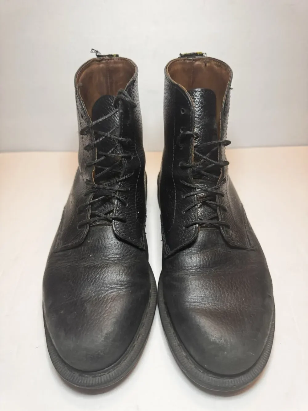 Women’s Size 8 Doc Martens Eldritch Black Leather Pebble grain Boots Cut Tag