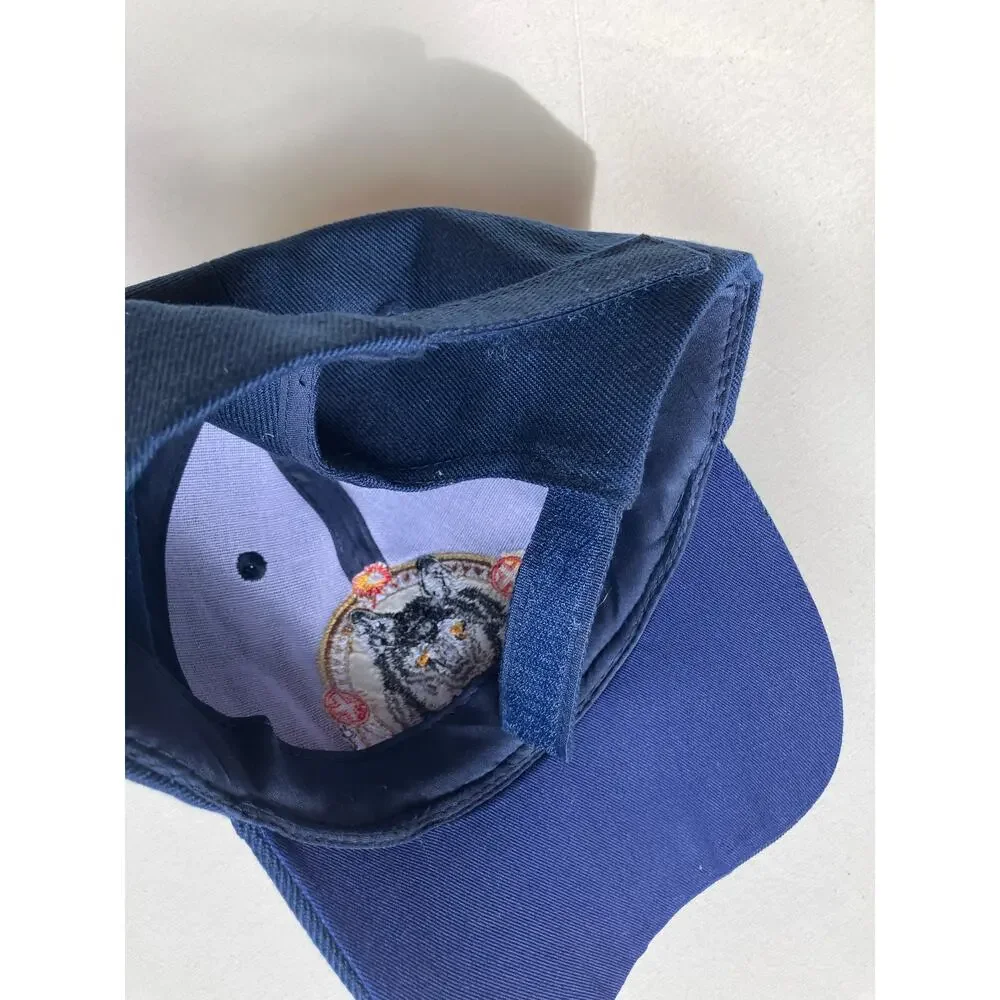 Native Pride Elite Headwear Embroidered Wolf Dreamcatcher Navy Blue Cap Hat