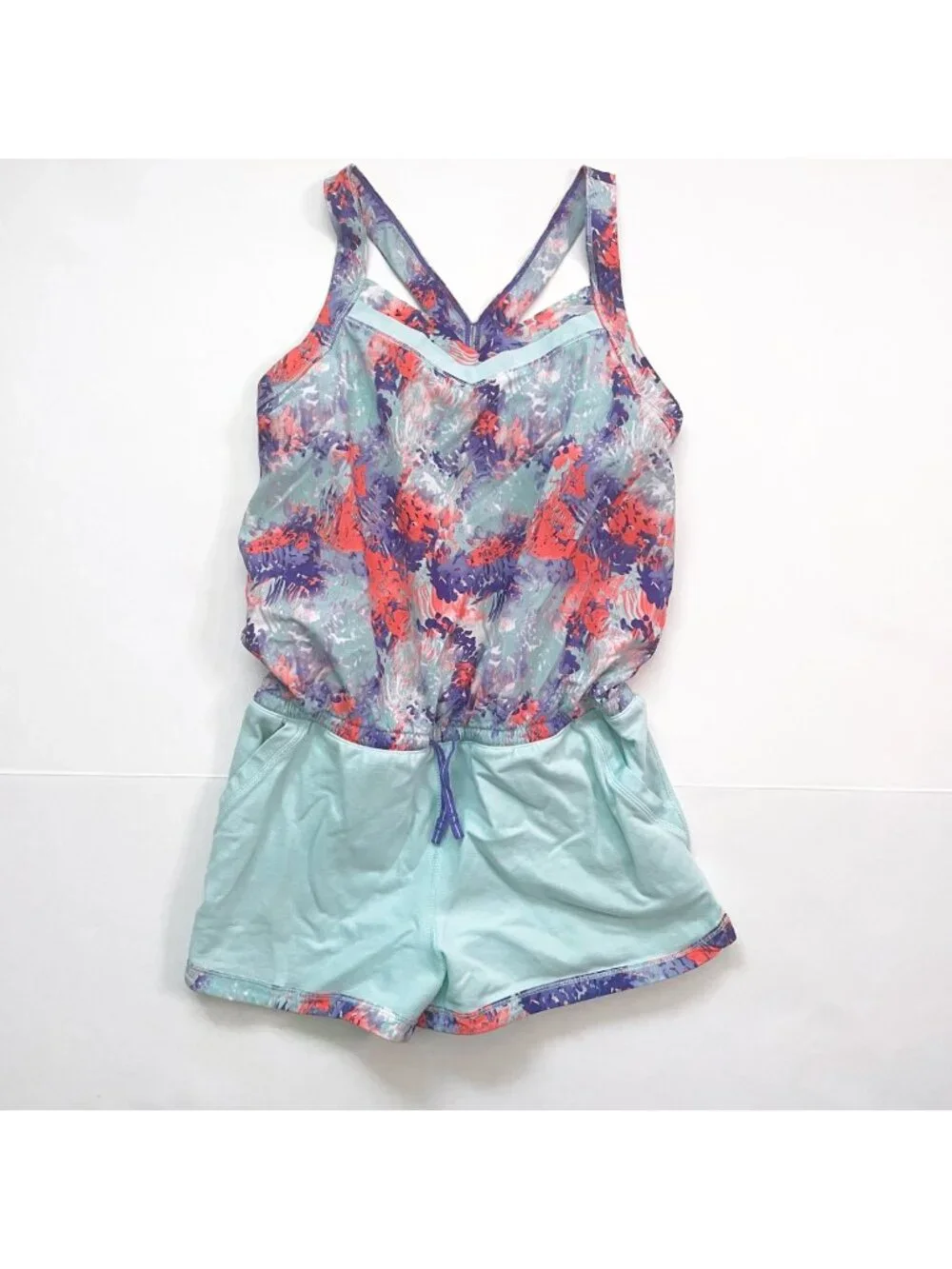 Ivivva Girls Crossback Romper, Size 12