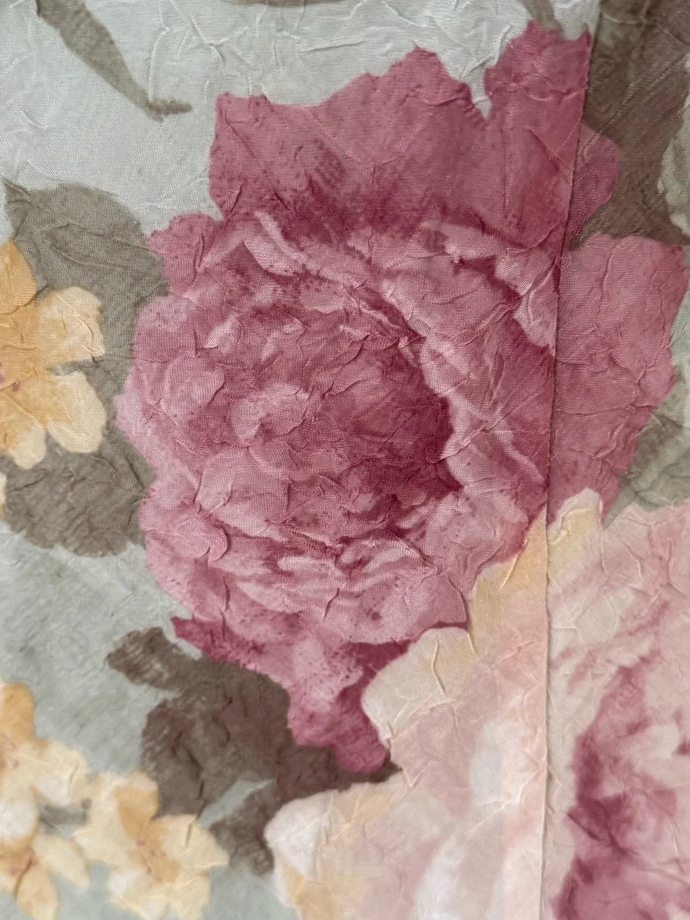 K Studio Floral Two-Piece Set in Sage, Pink & Yellow Hues