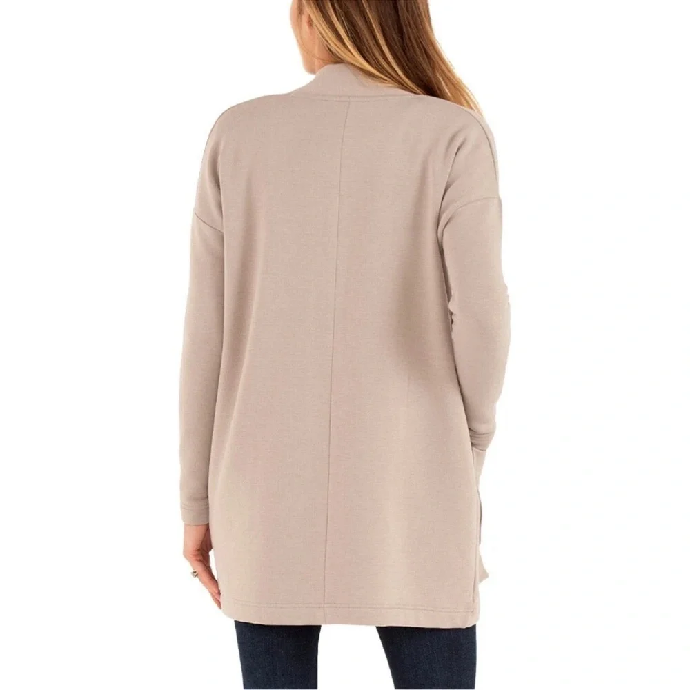 Free Fly Apparel Bamboo Thermal Fleece Cardigan Light Blue Women's Medium