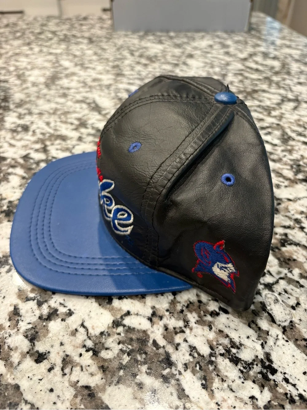 Duke Blue Devils Leather Snapback Hat