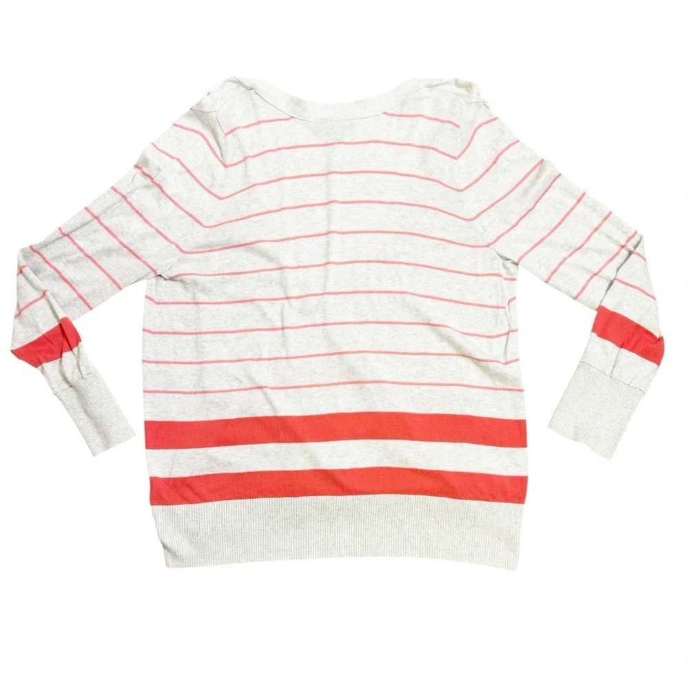 Lane‎ Bryant Faux Wrap Striped Cotton Sweater Size 22/24