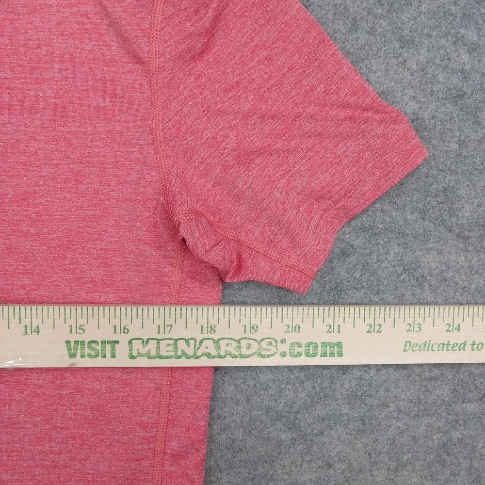 Nike Shirt Mens Medium Red Dri-FIT Short Sleeve Athletic Gym Running Top