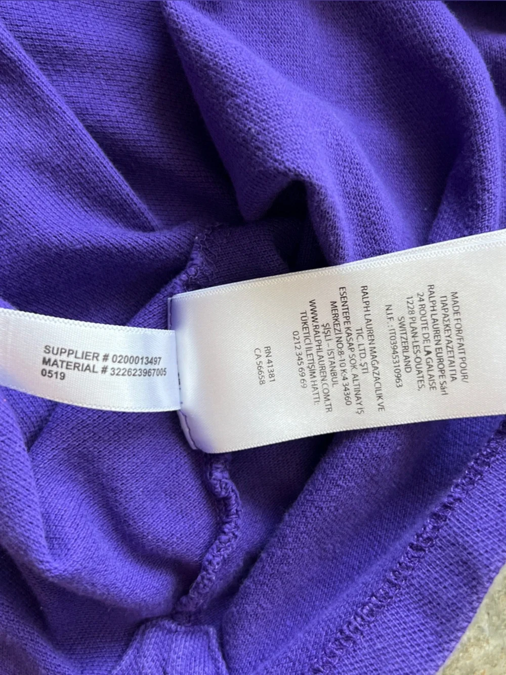 Ralph Lauren purple short