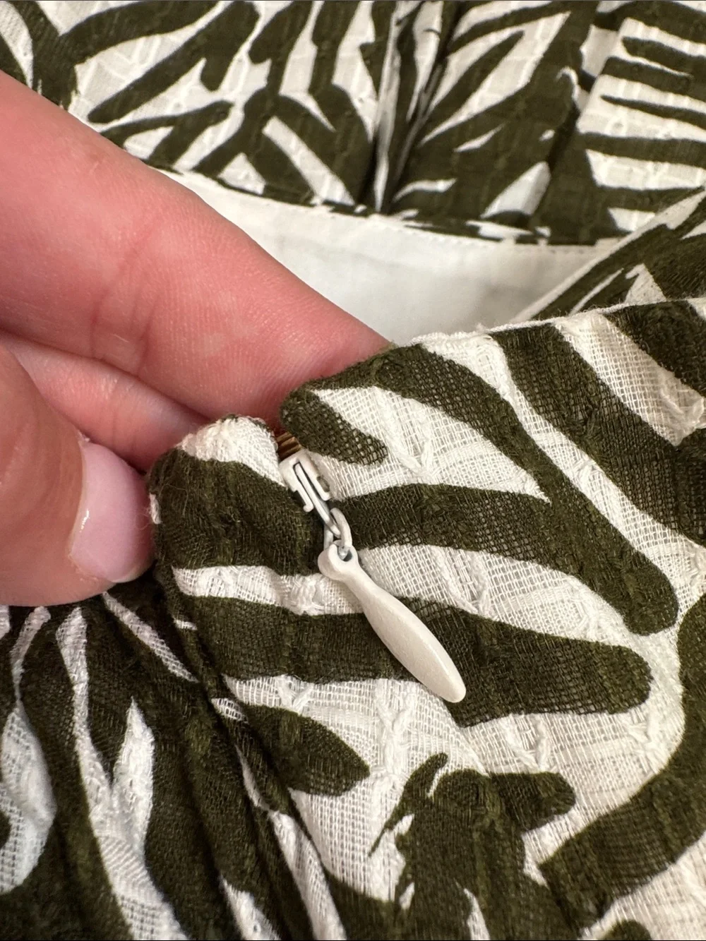 Kate Spade Green Palm Orchid Bow Back Dress