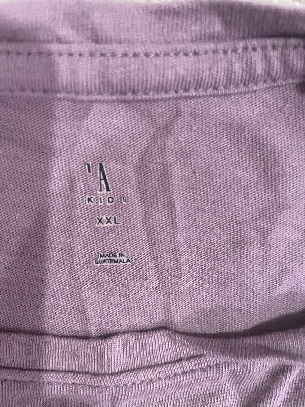 GAP Lavender Long Sleeve Logo Tee