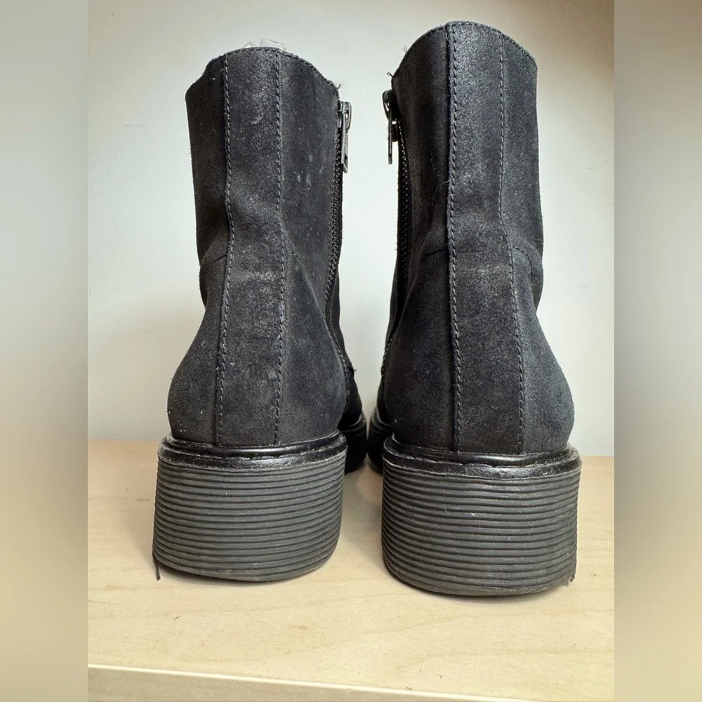 VINCE Monastir Leather Combat Boots
