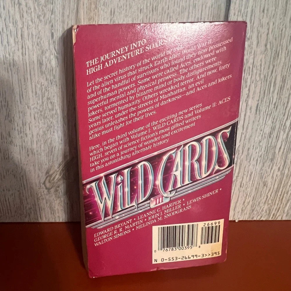 Wild Cards III Jokers Wild George RR Martin 1st Ed 1987 Bantam Spectra Paperback