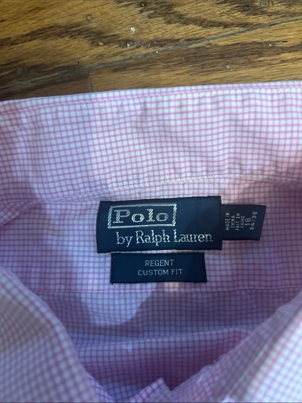Polo by Ralph Lauren Men’s Pink Micro-Check Dress Shirt
