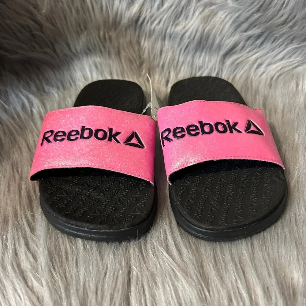 Reebok slides girls
