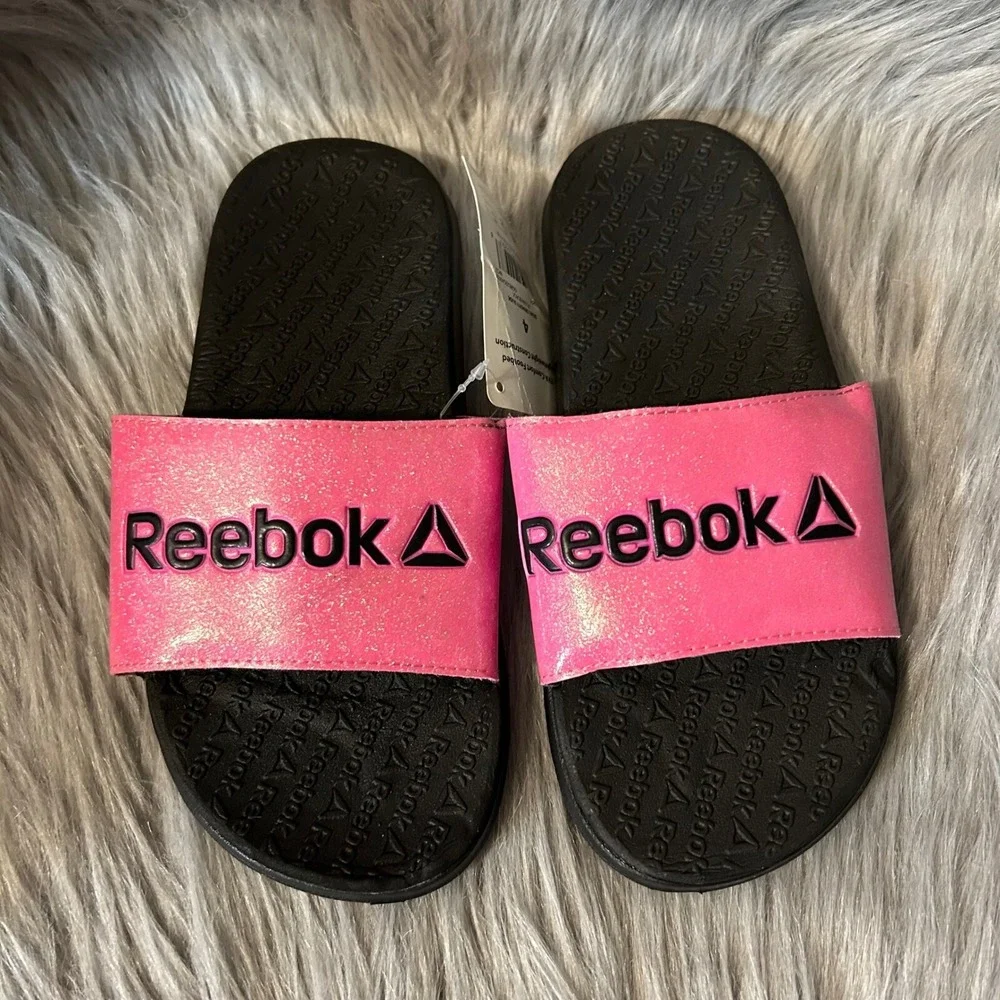 Reebok slides girls