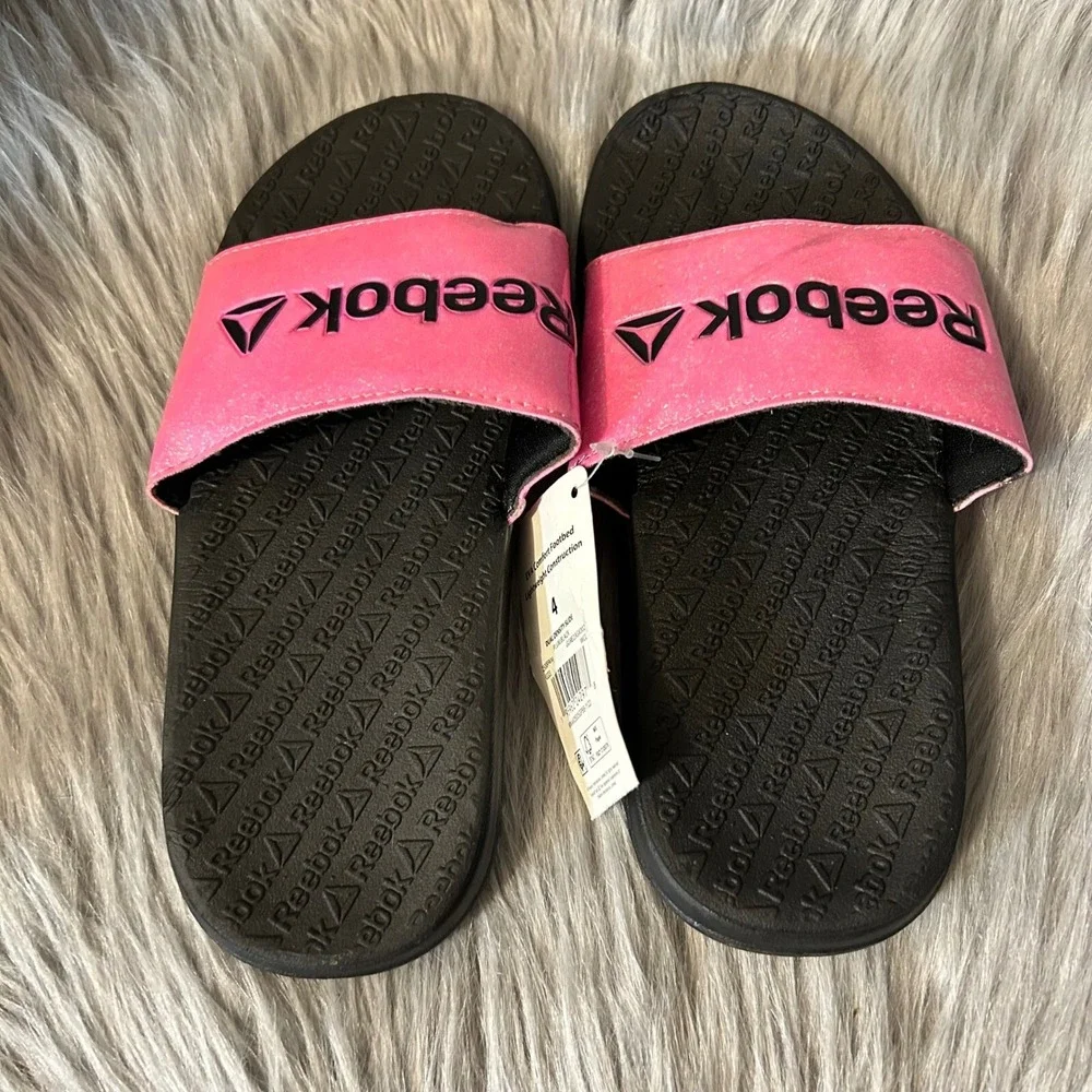 Reebok slides girls