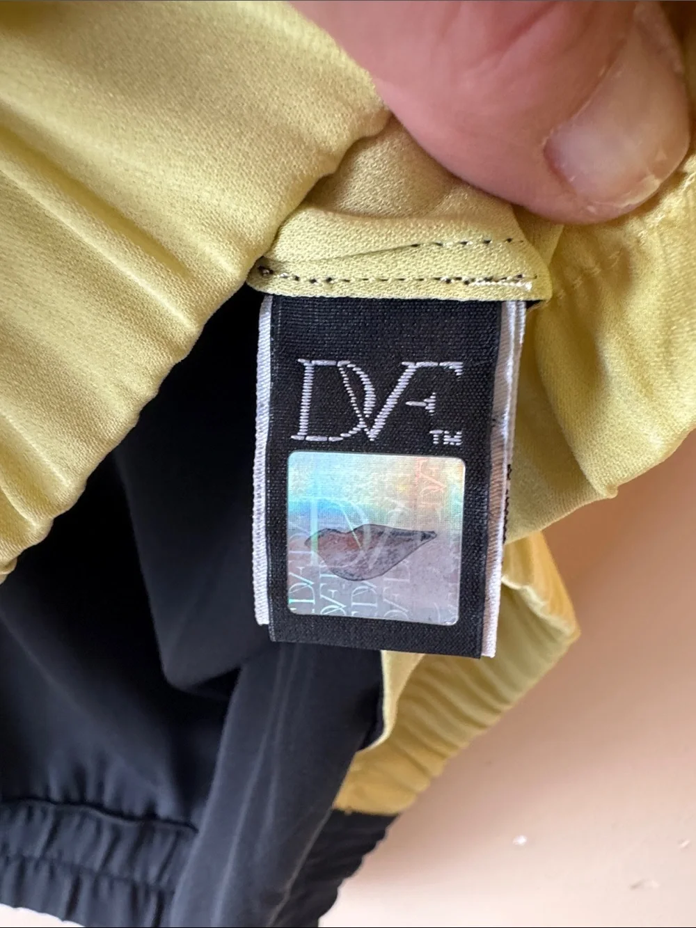Diane Von Furstenberg lightweight yellow