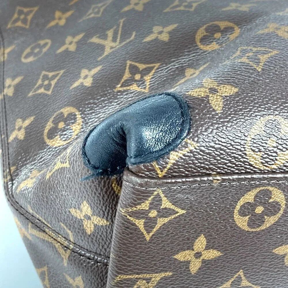 LOUIS VUITTON Black Monogram Canvas Shoulder Bag