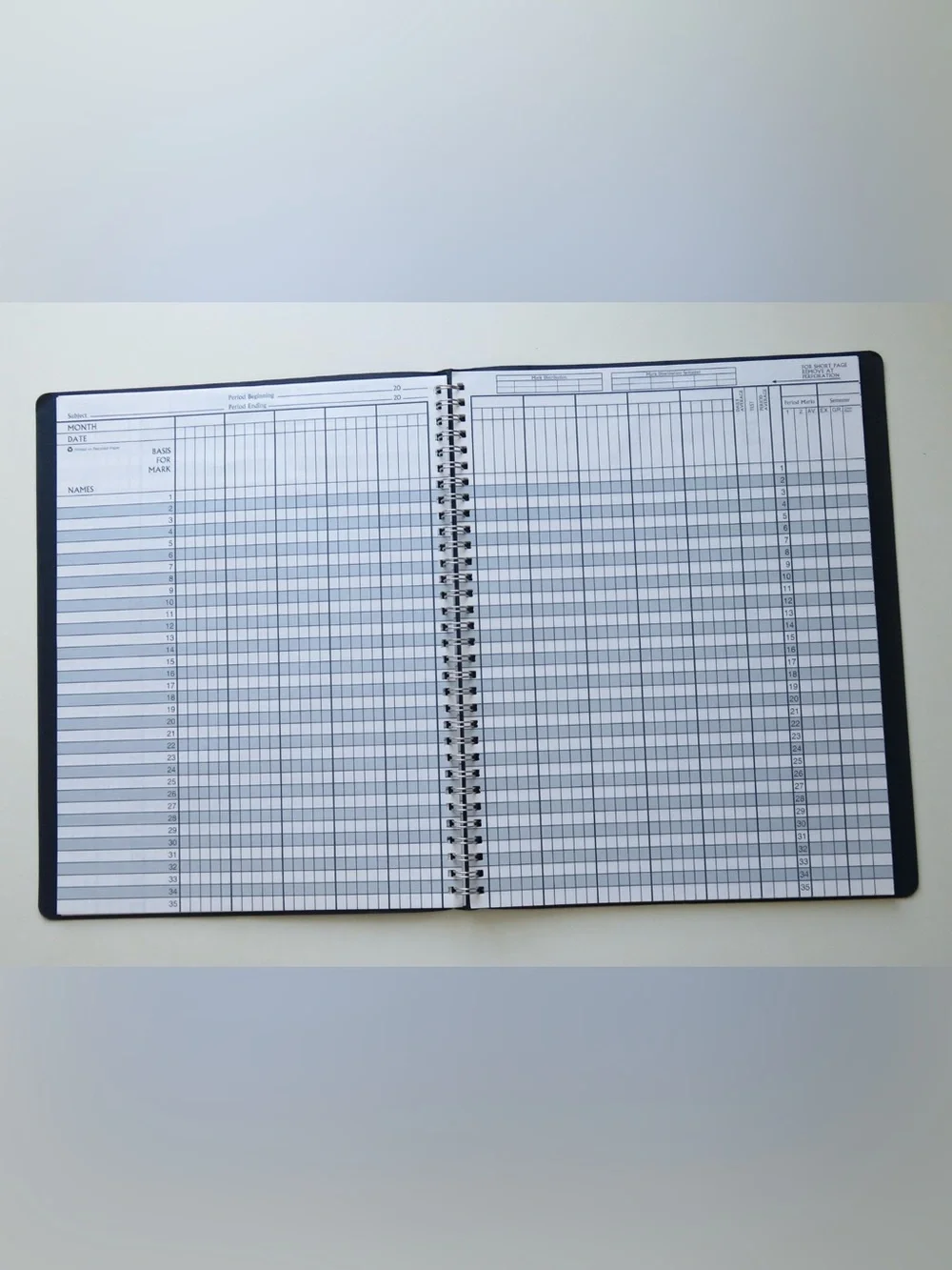 Teacher Class Record planner