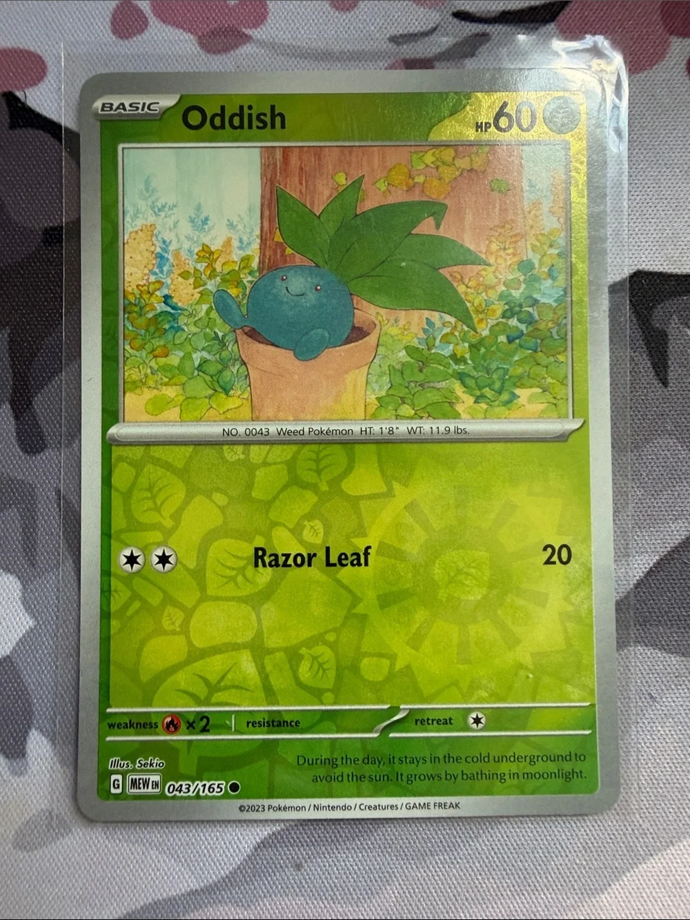 Oddish, Gloom, Vileplume & Bellossom Pokémon Evolution Reverse Holo Lot ✨5/$25✨