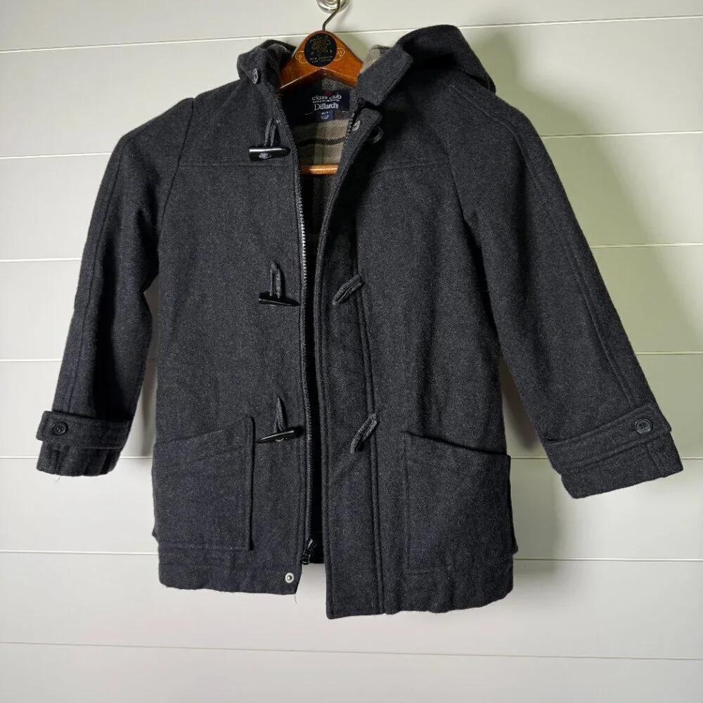Boy's Class Club for Dillard's Wool Blend Coat Size 6/7