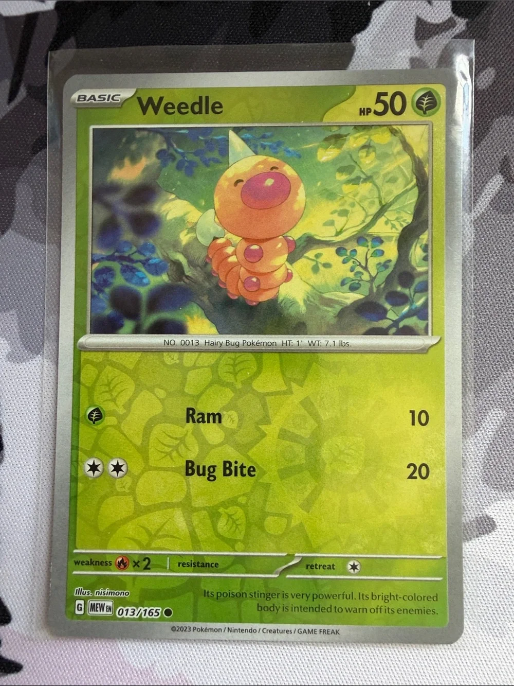 Weedle, Kakuna & Beedrill Pokémon Evolution Reverse Holo Lot 🐝 | 4 Cards ✨5/$25