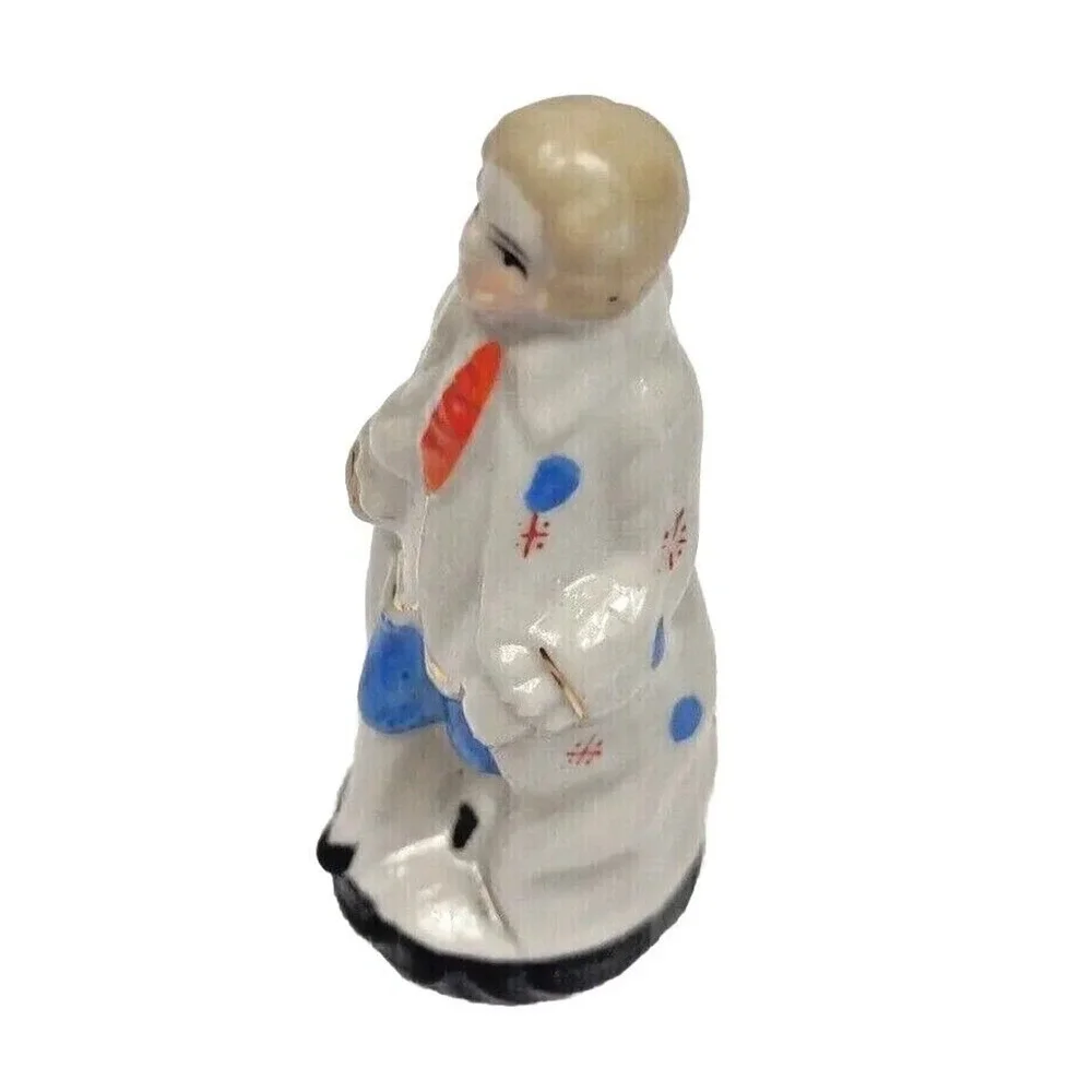 Pico Made in Occupied Japan Miniature Ceramic Porcelain Colonial Man Antique