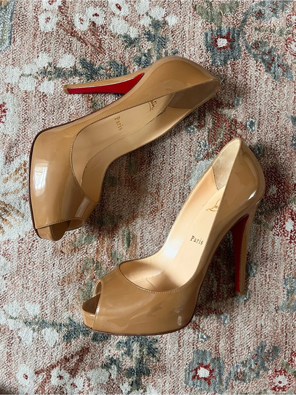 Christian Louboutin sleek patent