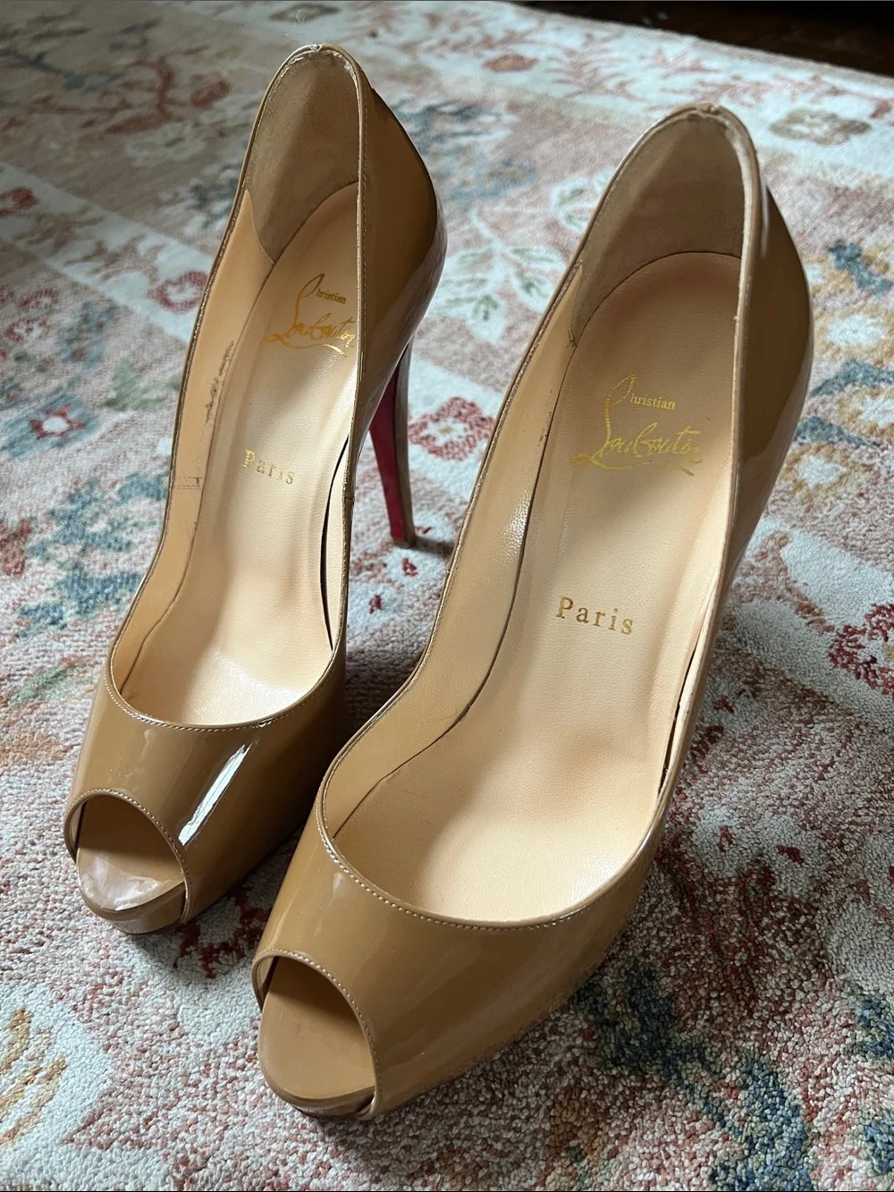 Christian Louboutin sleek patent