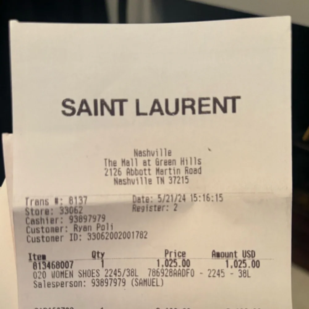Yves Saint Laurent saint laurent