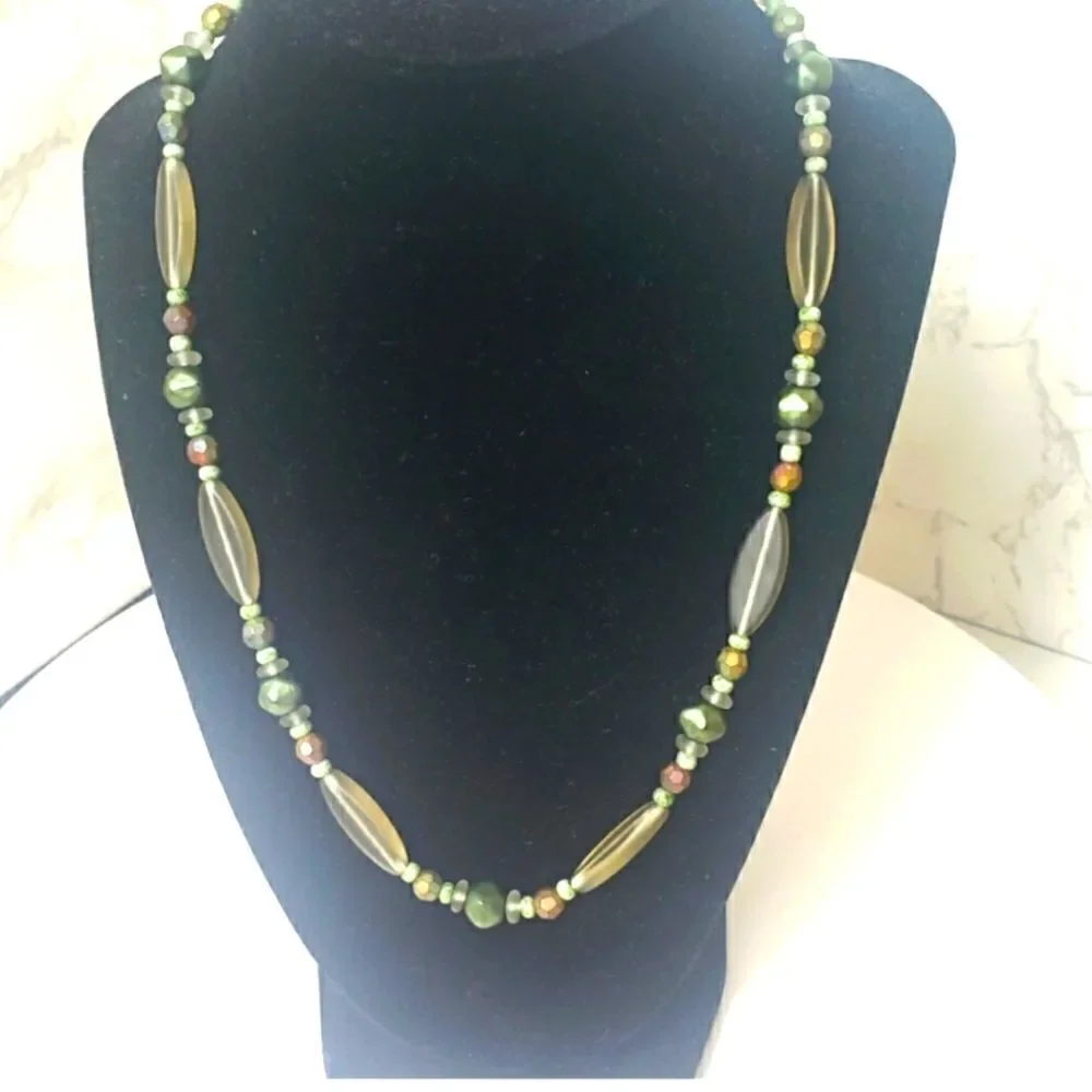 Artisan jewelry lucite