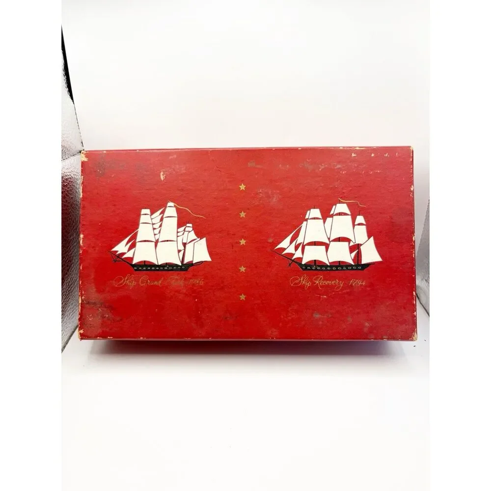 Old Spice Box No 3317 Ship Recovery 1784 Grand Turk 1786 Sewing Notions EMPTY