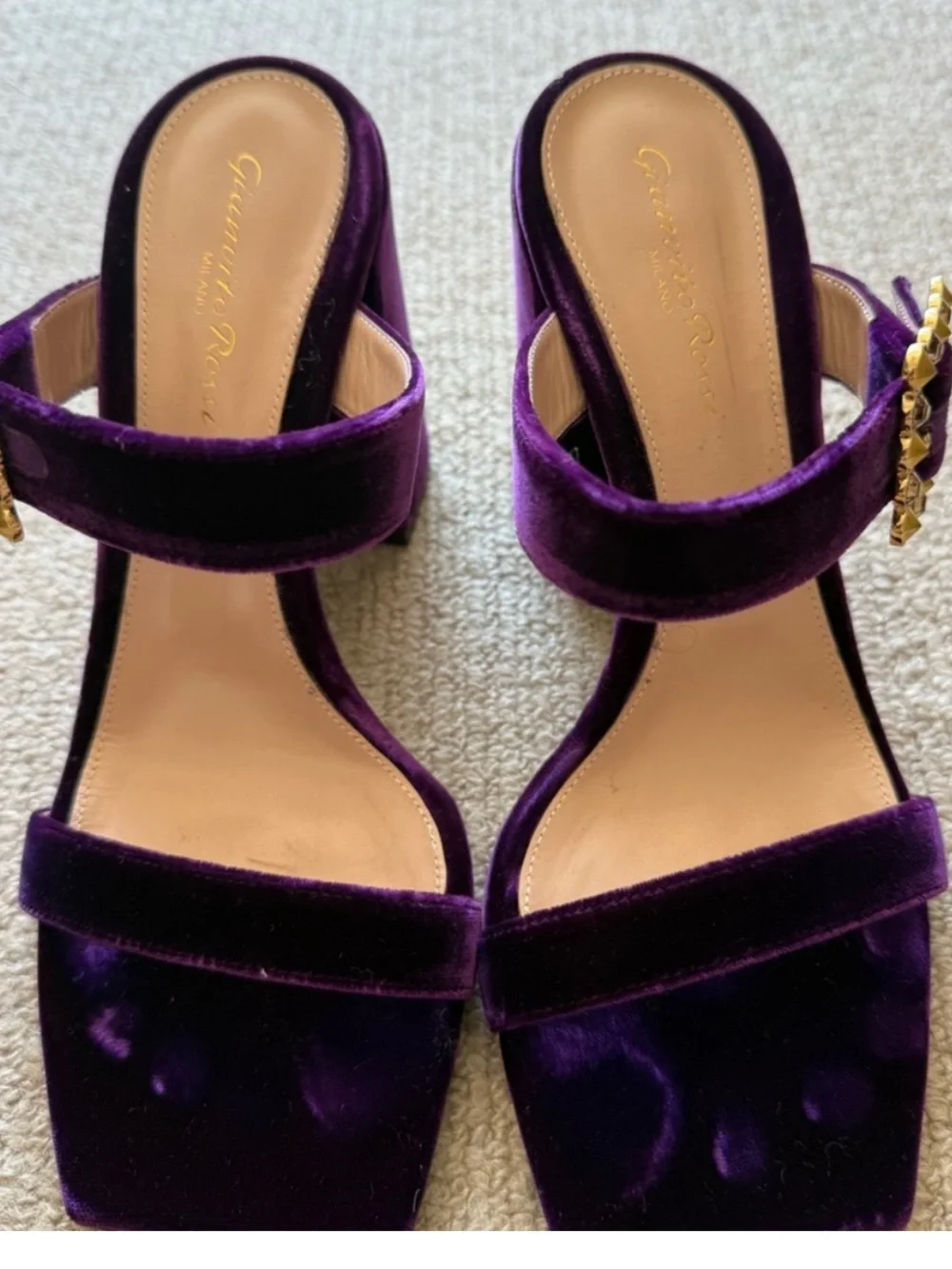 Gianvito Rossi luxurious purple