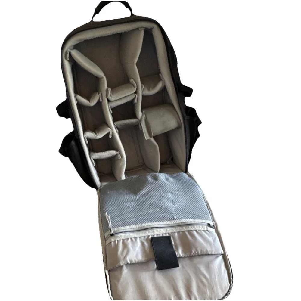 ProMaster Black Nylon Padded Camera Backpack with Accessory Compartments
