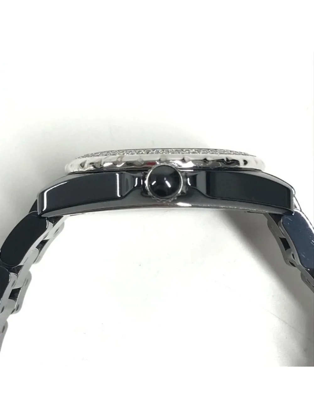 Chanel Watch Diamond Bezel Unknown Ceramic Black