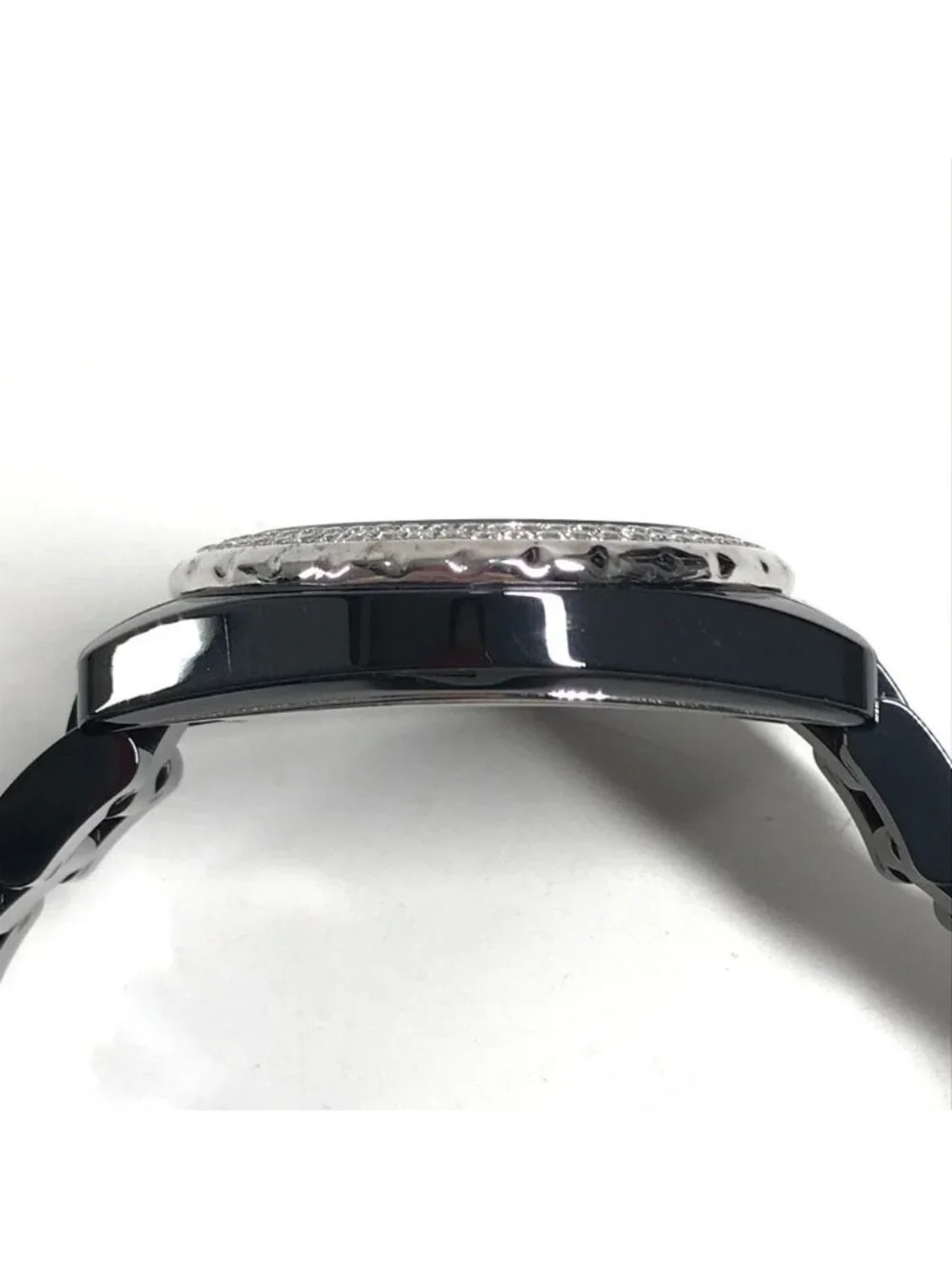 Chanel Watch Diamond Bezel Unknown Ceramic Black