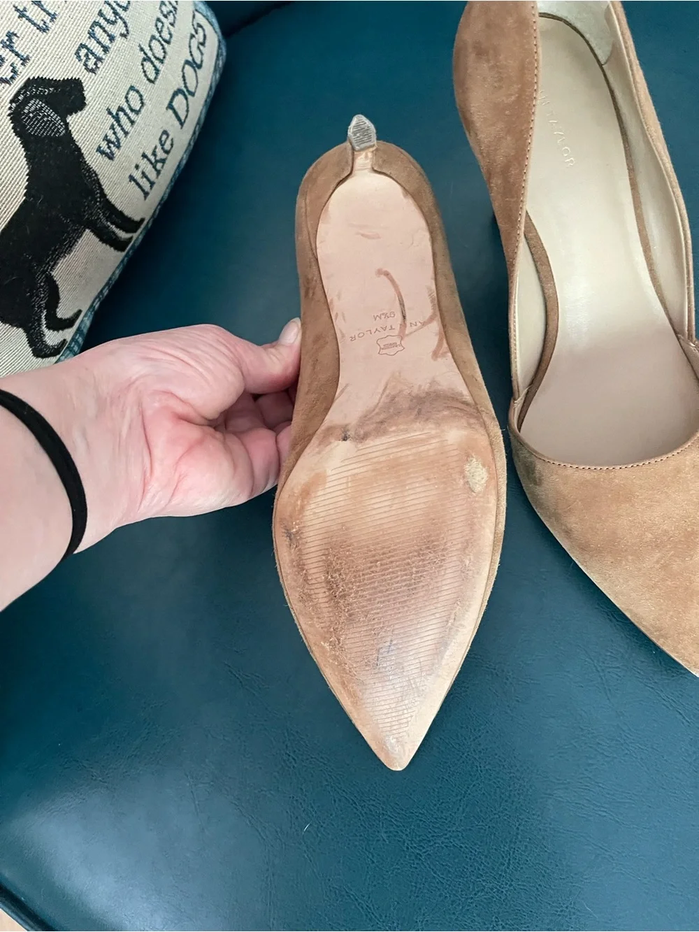 Ann Taylor elegant suede