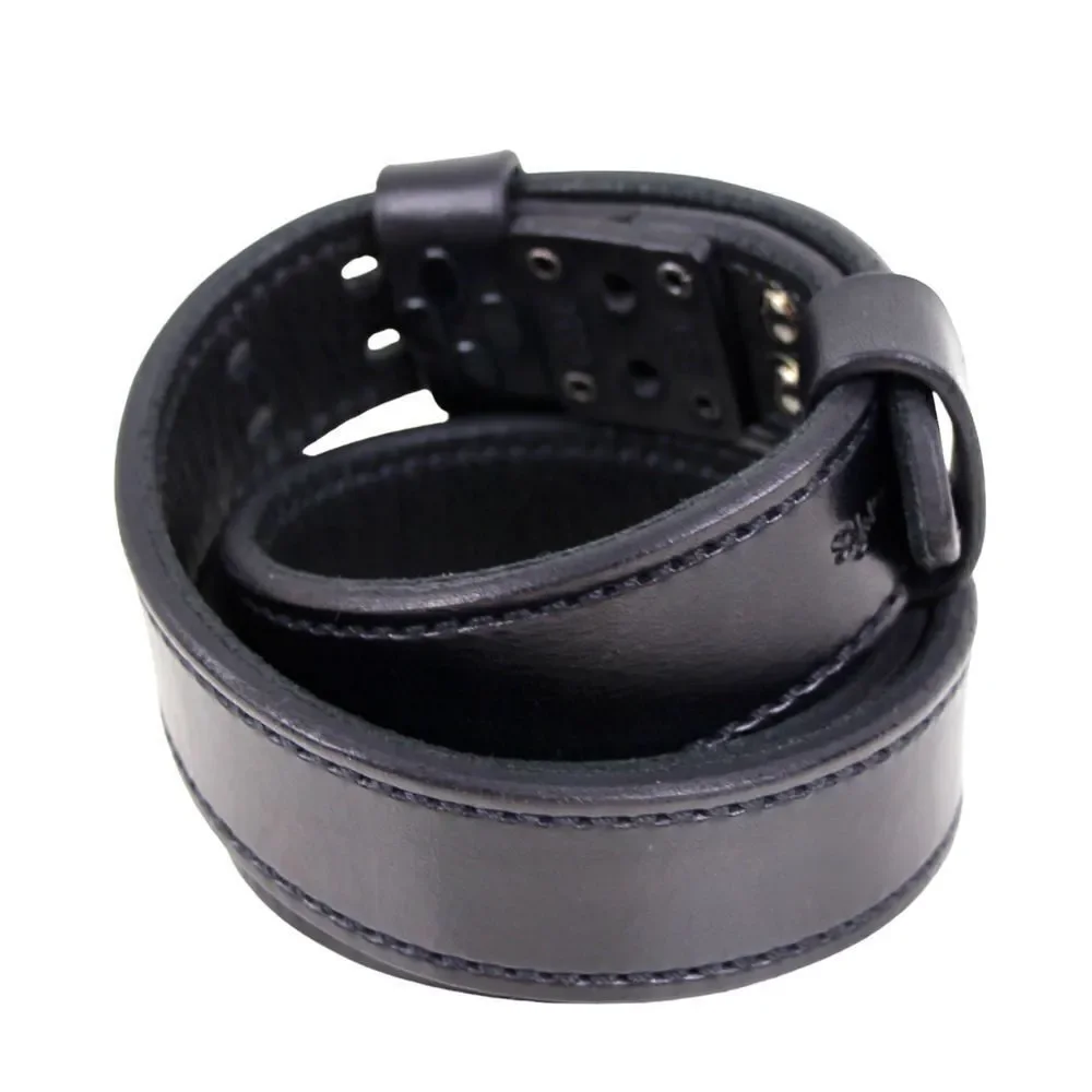 AWL WORKS G356 SADDLE BLACK GENUINE LEATHER 1.5